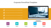 Corporate PowerPoint Template Slide For Presentation